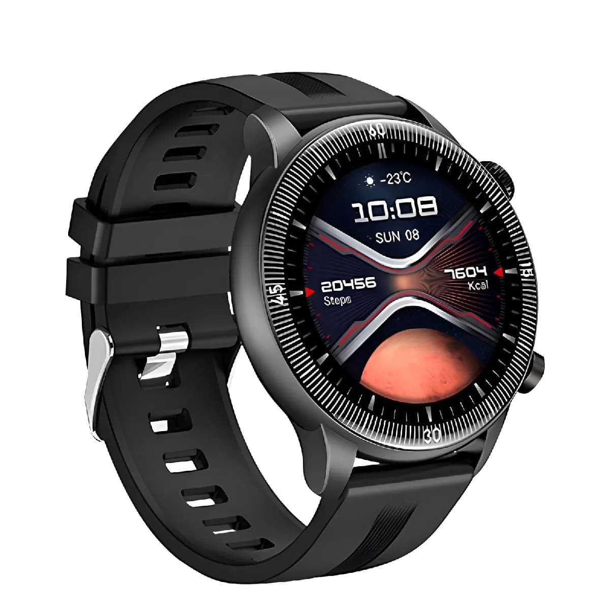 Hoco Hoko Montre Connectée Sport Bluetooth Étanche IP67 avec Suivi Santé Noir