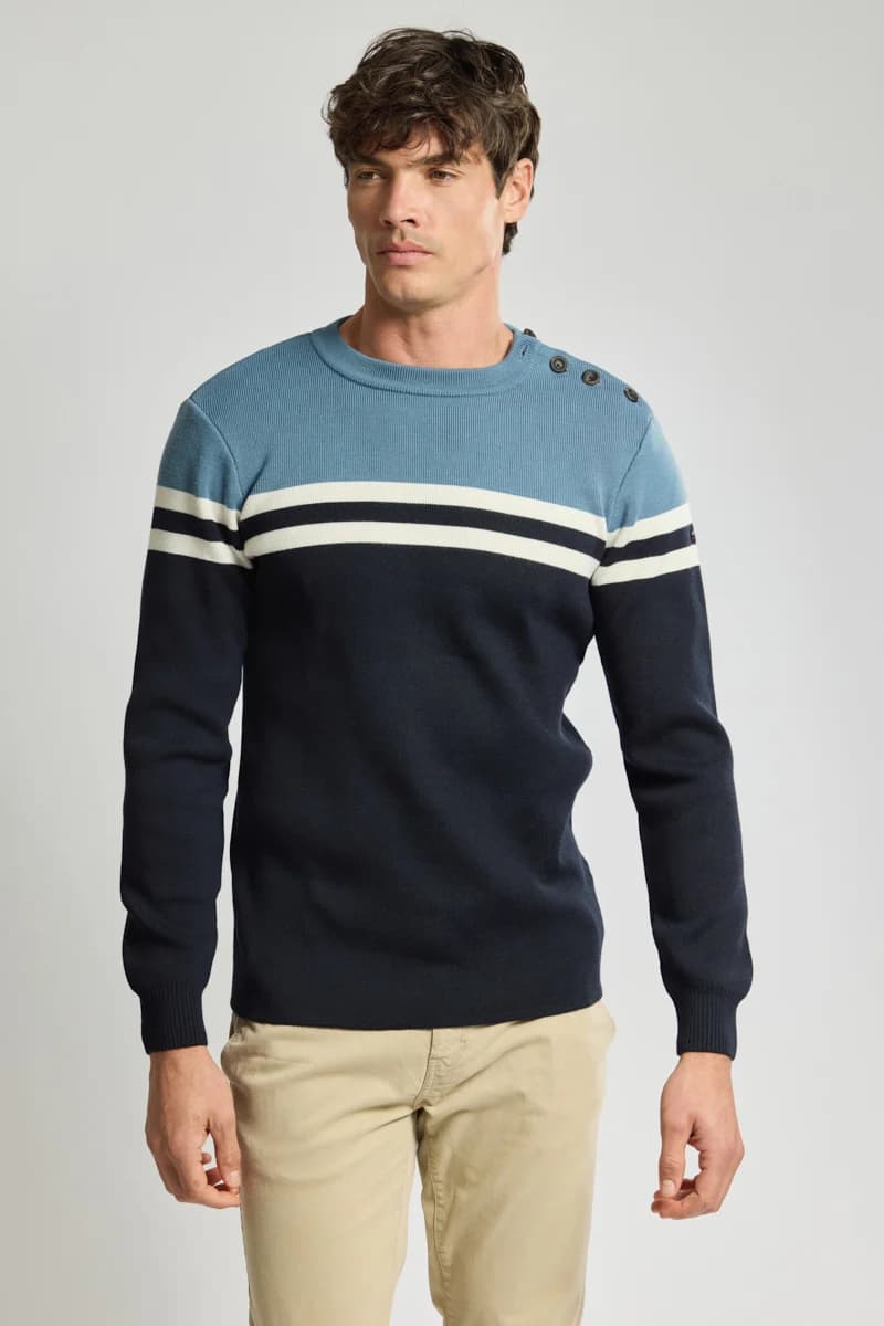 Pull rayé - laine