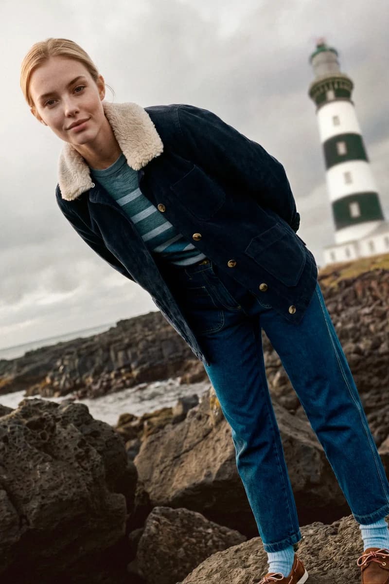 Veste pêcheur velours côtelé Heritage - coton