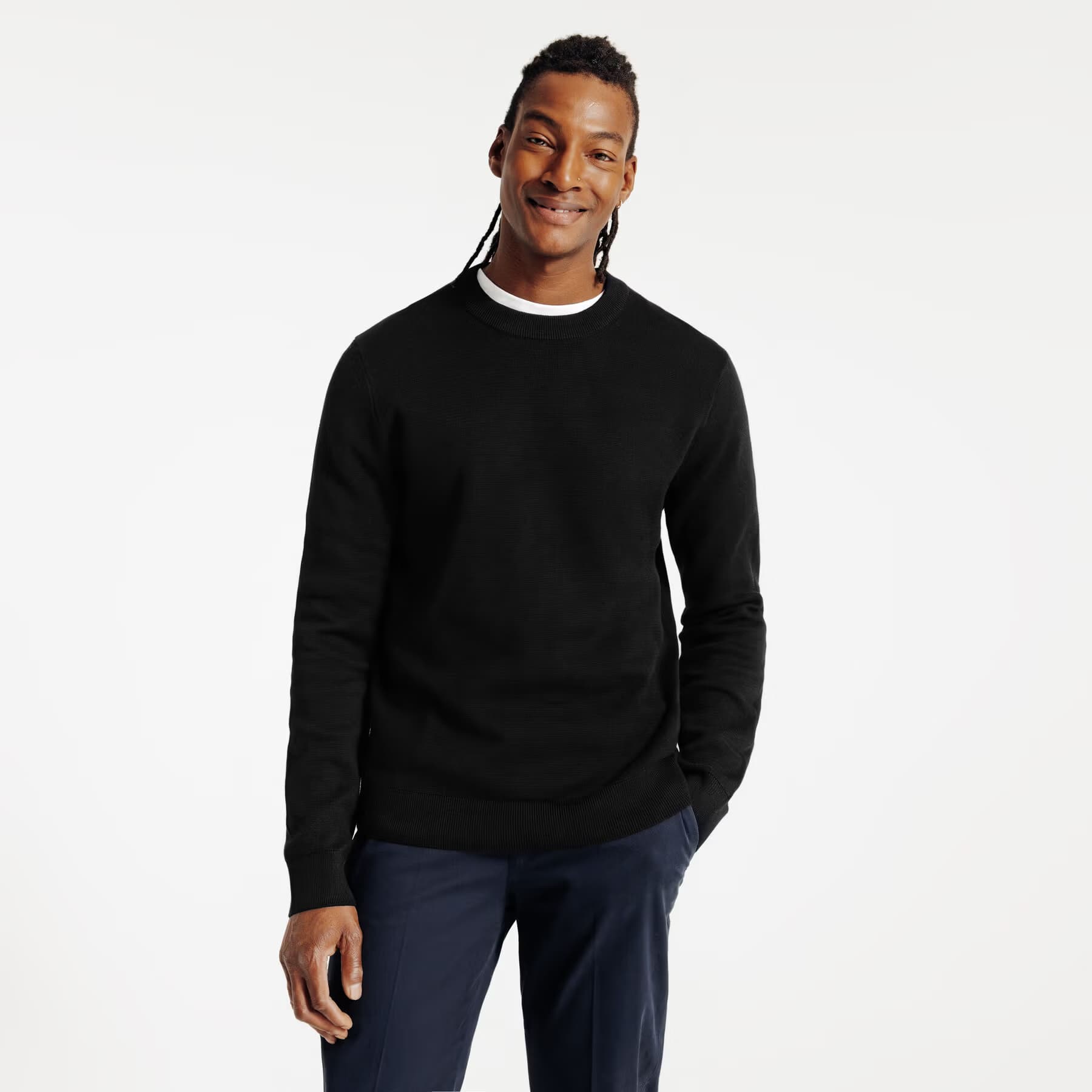 Pull col rond "le parfait by JULES" Noir