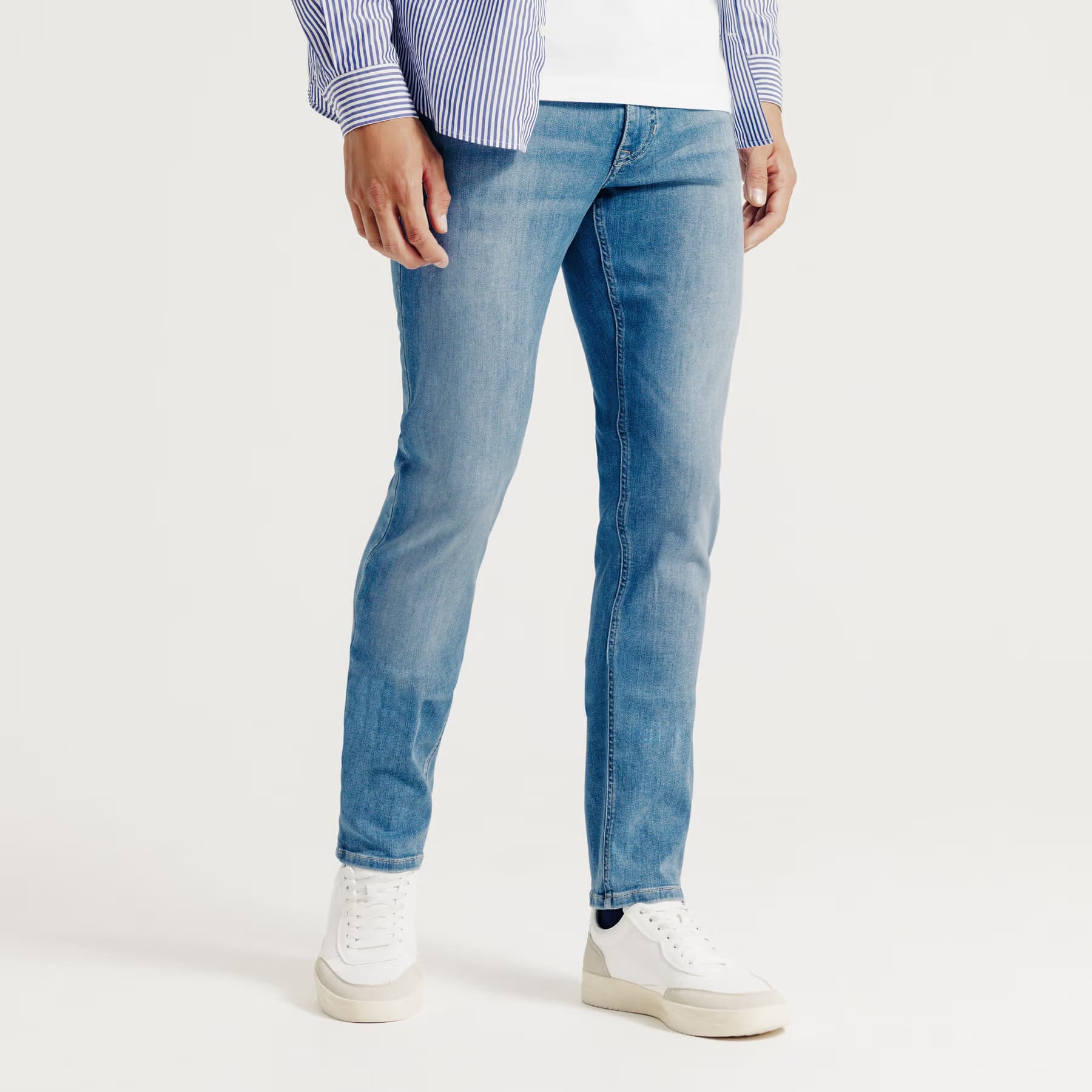 Jean slim urbanflex 4 longueurs Bleu