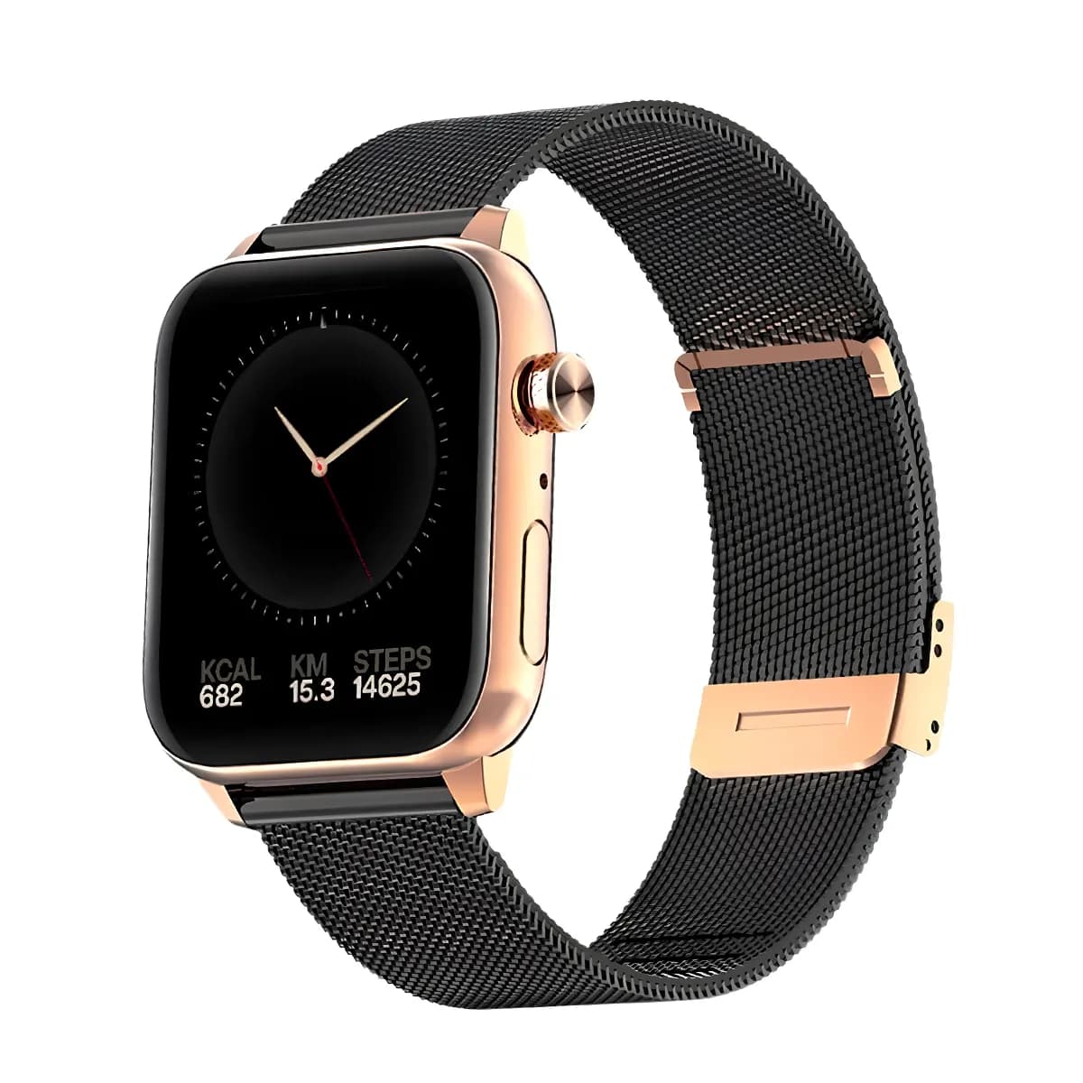 Maxcom Montre Connectée FW64 Modèle Oxygen 2 AMOLED avec Suivi Bien-Être Noir