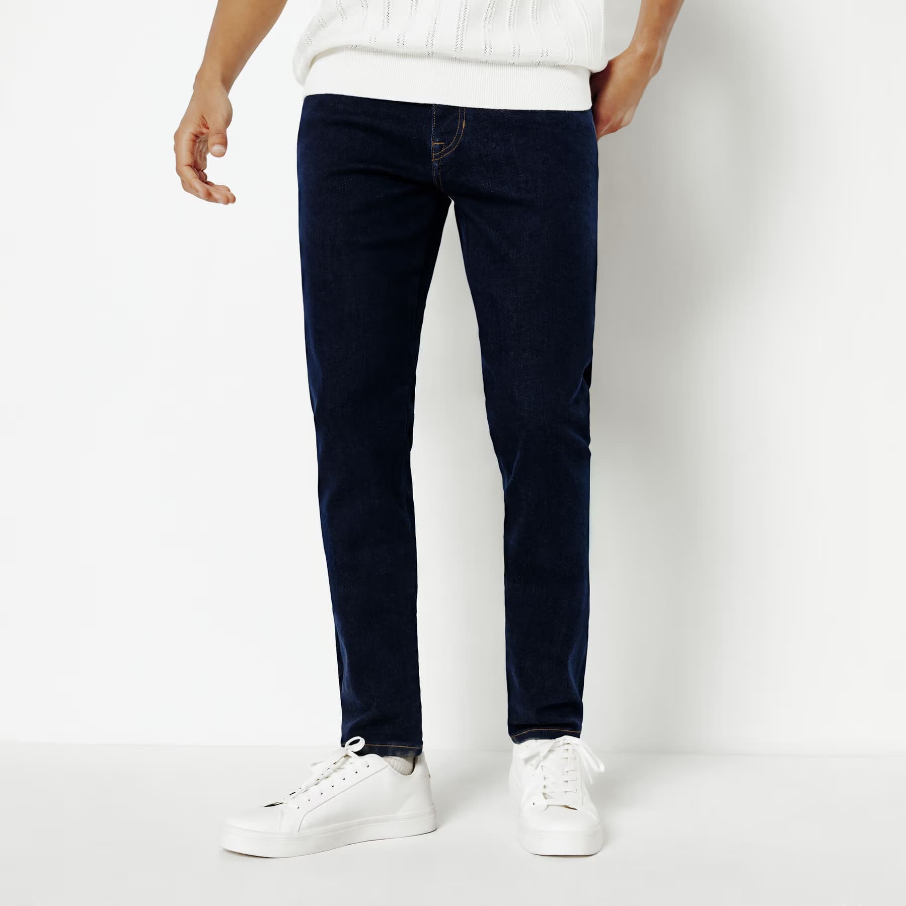 Jean slim urbanflex brut 4 longueurs Bleu